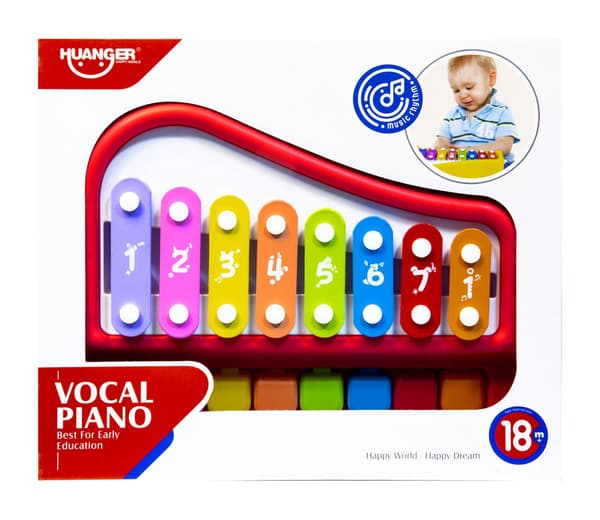 Pedagogisk orgel, röda cymbaler
