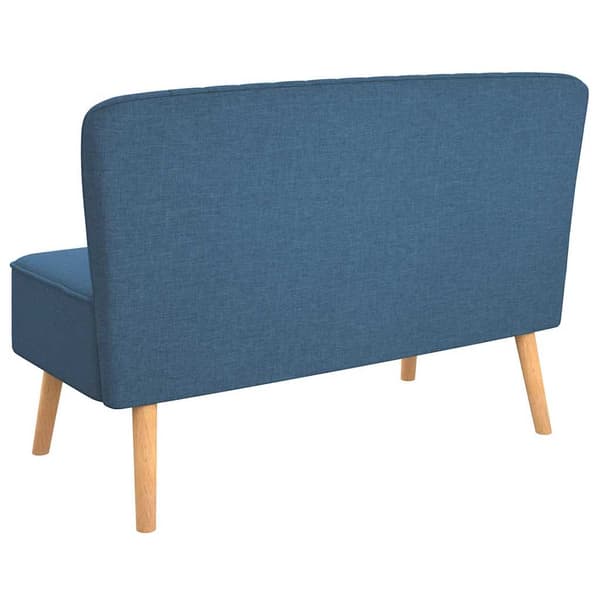 vidaXL Soffa 117x55,5x77 cm, blått tyg