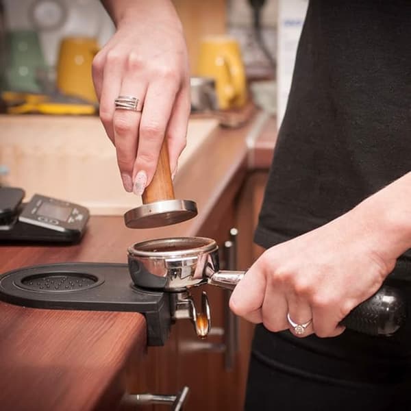 Silikonmatta för kaffemaskinsstamper