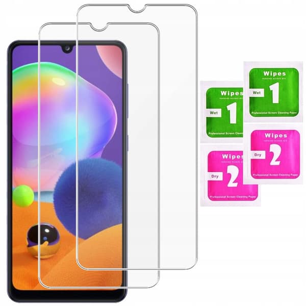 2x Härdat glas för Samsung Galaxy A31 Glas 9H | 2-pack
