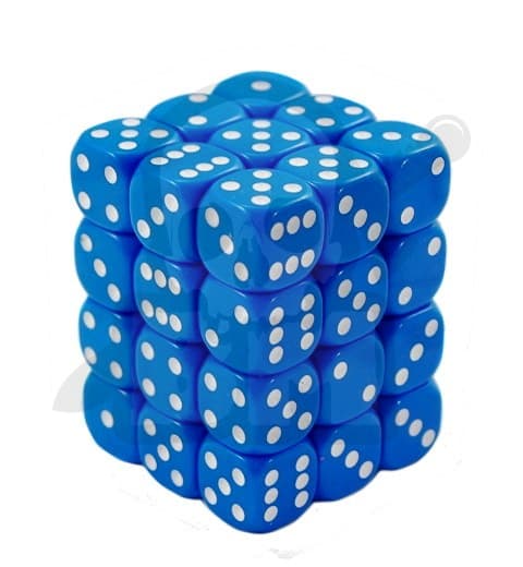 BMDI001 Kuber 12mm 36st blå
