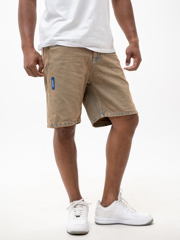 MyStars Blå Basic Herre Brune Jeans Shorts 30