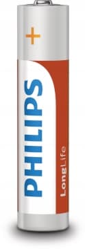 Philips LongLife AAA-batterier, 4 stk.