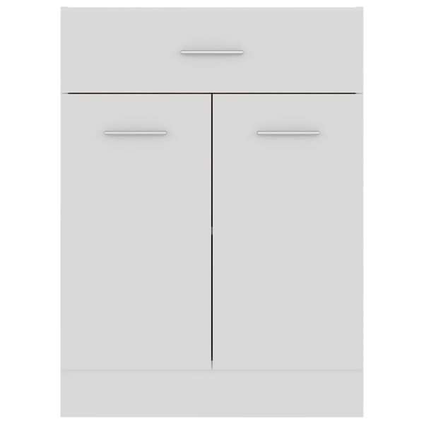 vidaXL skuffeskab hvid 60x46x81,5 cm spånplade