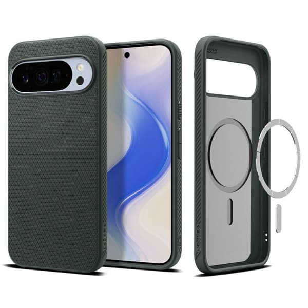 Spigen Liquid Air MAG MagSafe-etui til Google Pixel 10 Pro XL, grønt