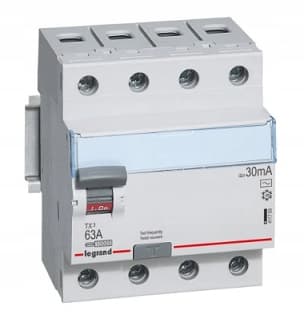 LEGRAND 4P 63A differentialafbryder 411709