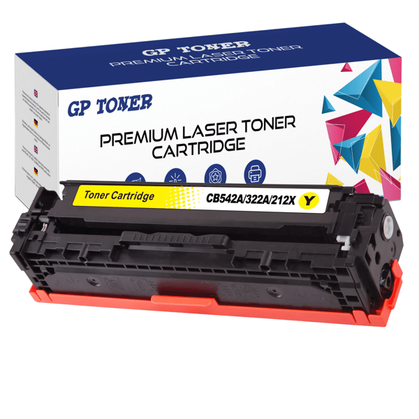 Väriainekasetti HP CB542A/CE322A/CF212X -laitteelle, keltainen