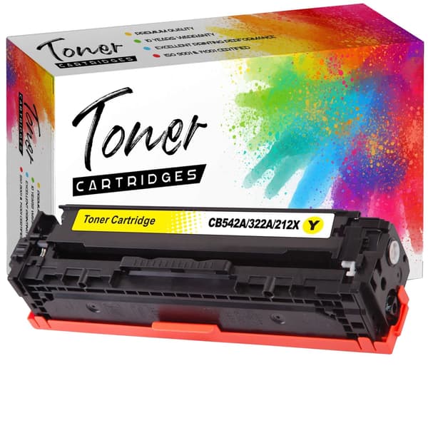 Toner til HP CB542A/CE322A/CF212X Gul GP