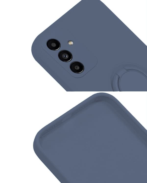 Smooth Ring cover til Samsung Galaxy A04S / A13 5G, Blå