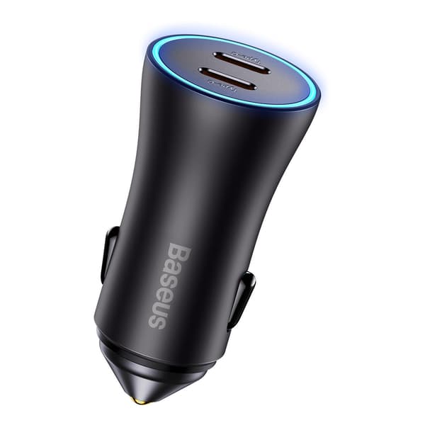 Golden Contactor Pro 2xUSB-C 40W Billaddare Grå