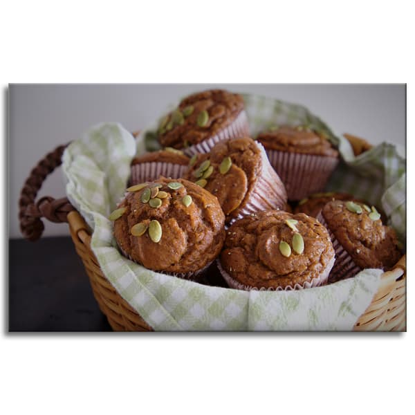 Lærredstryk Køkken Cupcakes Slik 80x50