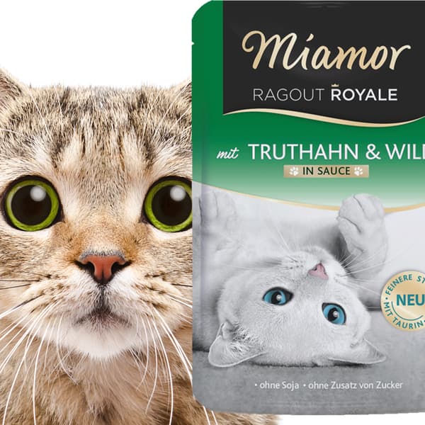 Miamor Royale med Truthahn & vild - våtfoder kalkon och viltkött i sås 100g