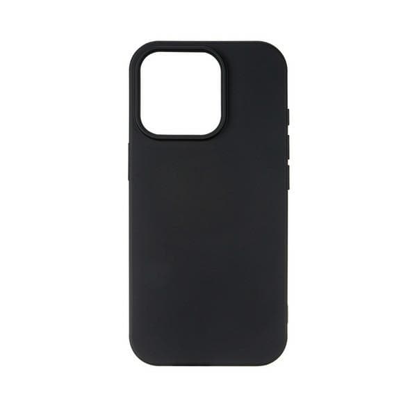 Beline-silikonikuori iPhone 16 Prolle, musta