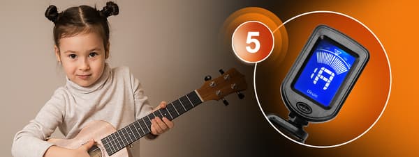 MusicMate MM-A80 UkulelePack Ukuleletillbehörsset