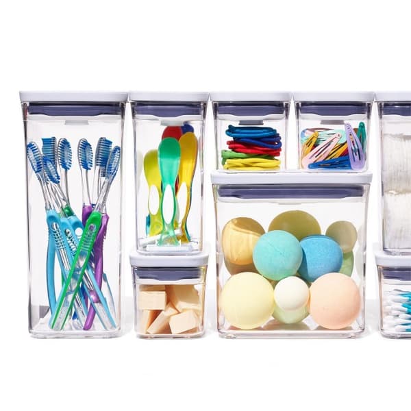 POP Rektangulära Köksbehållare (B) - Set med 3 - Good Grips / OXO