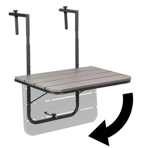 ARETTO gråt foldbart balkonbord