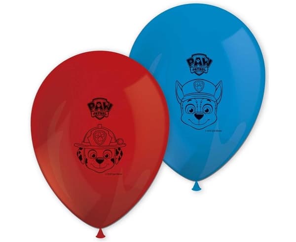 Paw Patrol balloner 8 stk.