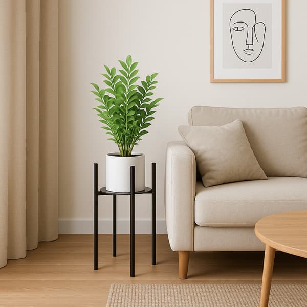 Loft-inspirerat växtställ Torre 60 cm svart