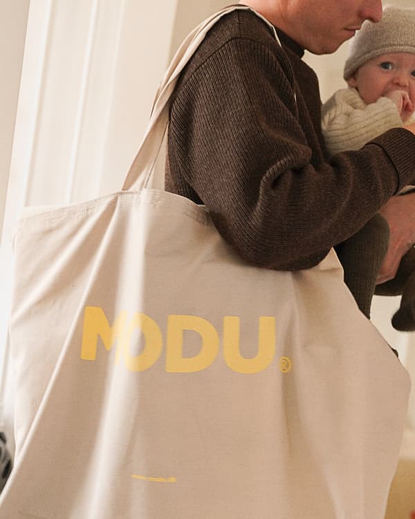 MODU - Bärväska - Sandgrå / Honungsgul