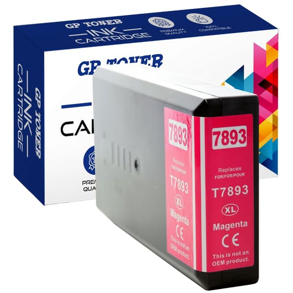 Blæk til Epson Epson WF-5110DW WorkForce Pro Magenta GP-E7893M
