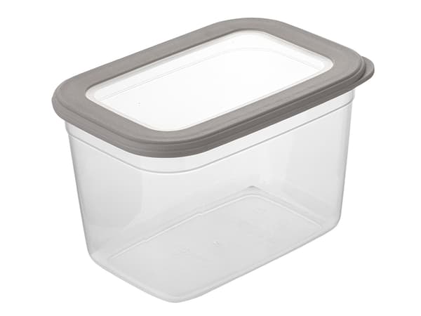 Rektangulär plastmatbehållare Foodie 2,3 l