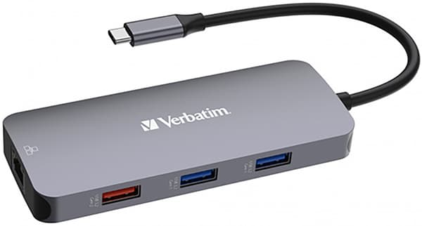 Verbatim CMH-09 Grå USB-hub