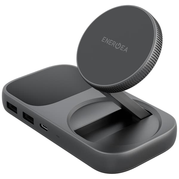 Energea WiDock Plus 7-i-1 USB-C 3.1 dockningsstation med Qi2 grafit