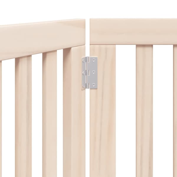 vidaXL foldbart sikkerhedsgitter til hunde, 3 paneler, 150 cm
