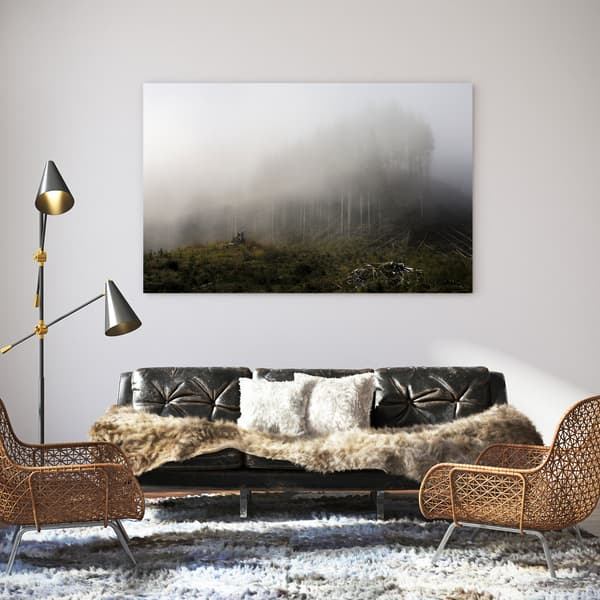 Canvastaulu Luonto Sumu metsässä 90x60 cm
