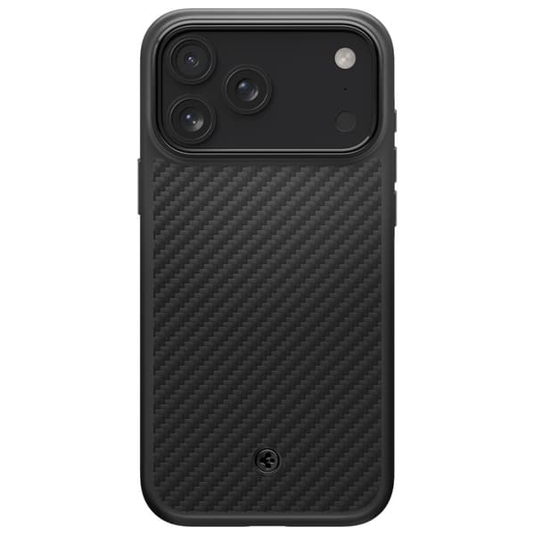 Spigen Enzo Aramid "T" Mag MagSafe-etui til iPhone 17 Pro, sort