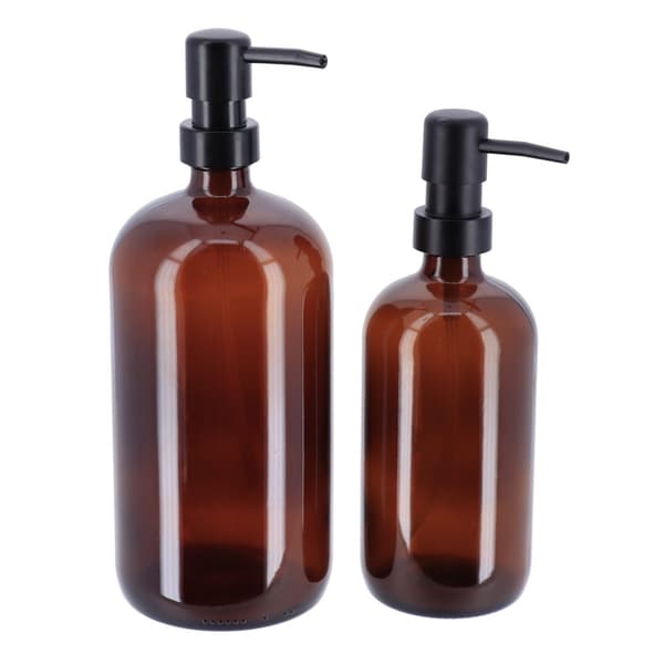 Sæbedispenser 500 ml ravgul