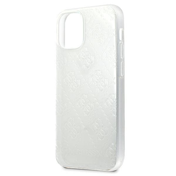 Guess 4G 3D Pattern Collection-skal till iPhone 12 mini, transparent