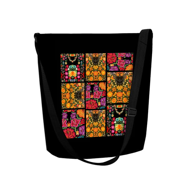 FUNKY ANTRACIT Frida Flowers filtpose