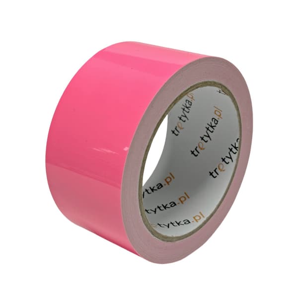 Fluorescerande tejp 50 mm x 10 m rosa