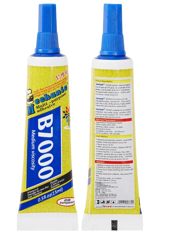 Mechanic B7000 Lim LCD/Flip Monteringstape Forsegling (15ml)