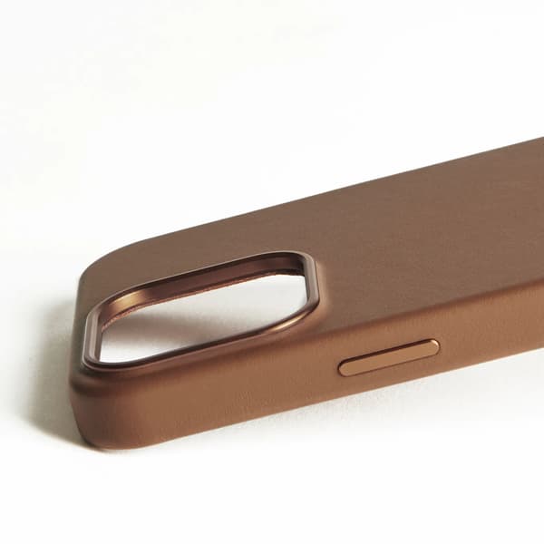 Mujjo læderetui til iPhone 16 Pro Max, MagSafe, Mørkebrun