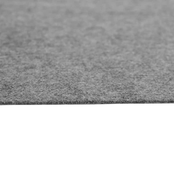 vidaXL Poolmatta ljusgrå 500x250 cm polyestergeotextil