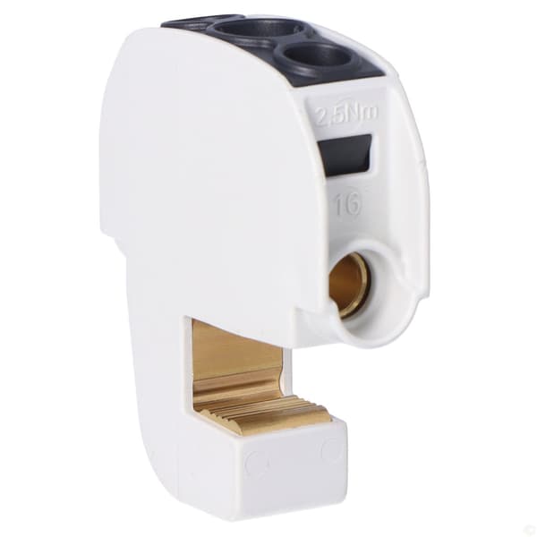 Isoleret skinneterminal SBB 16 86105 simblock, sort