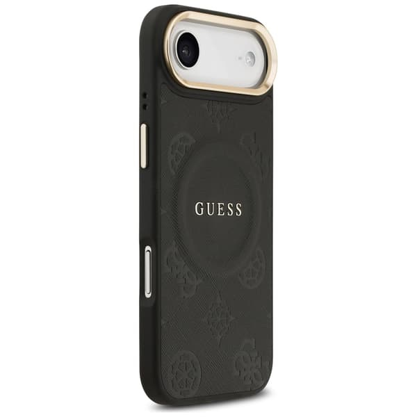 Guess Peony Hot Stamp MagSafe-etui til iPhone Air, sort