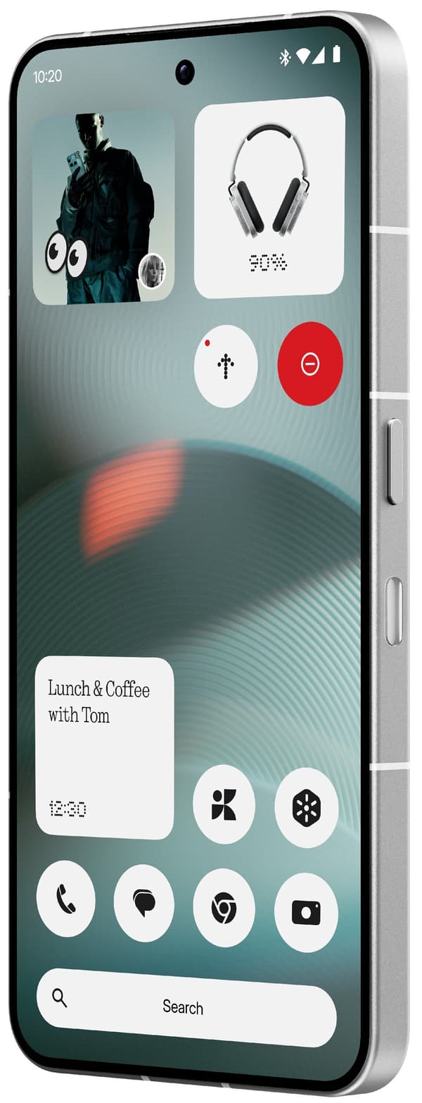 Nothing Phone 3 5G 12/256GB Vit smartphone