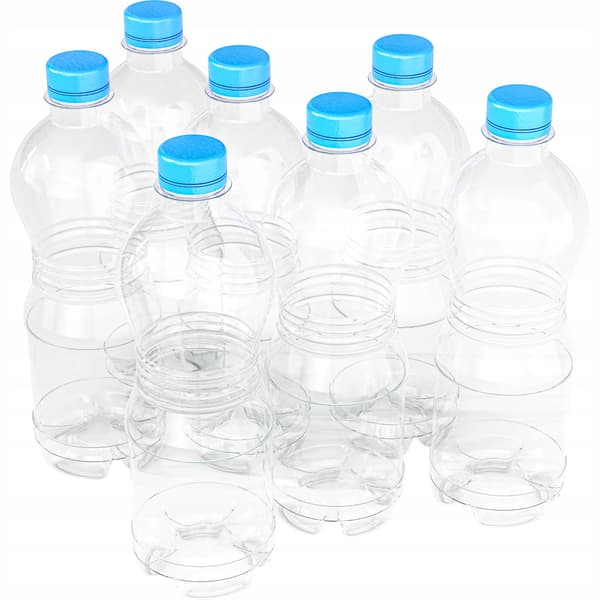 Påse för returflaskor av plast, vikbar, lätt, återanvändbar