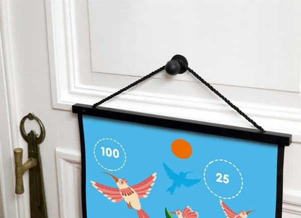 Enhörningstema dartspel för barn.