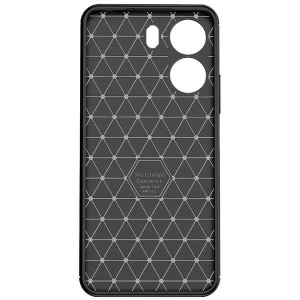 Beline Carbon Armor-cover til Xiaomi Redmi 13C, sort