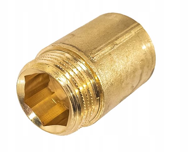 Mässingsförlängning 3/4” M/F - längd 40 mm SIZER