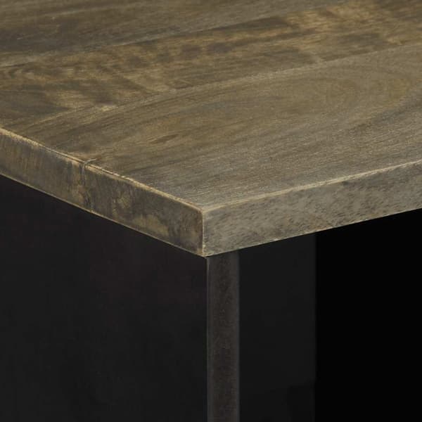 vidaXL kommode 80x33x75 cm massivt mangotræ