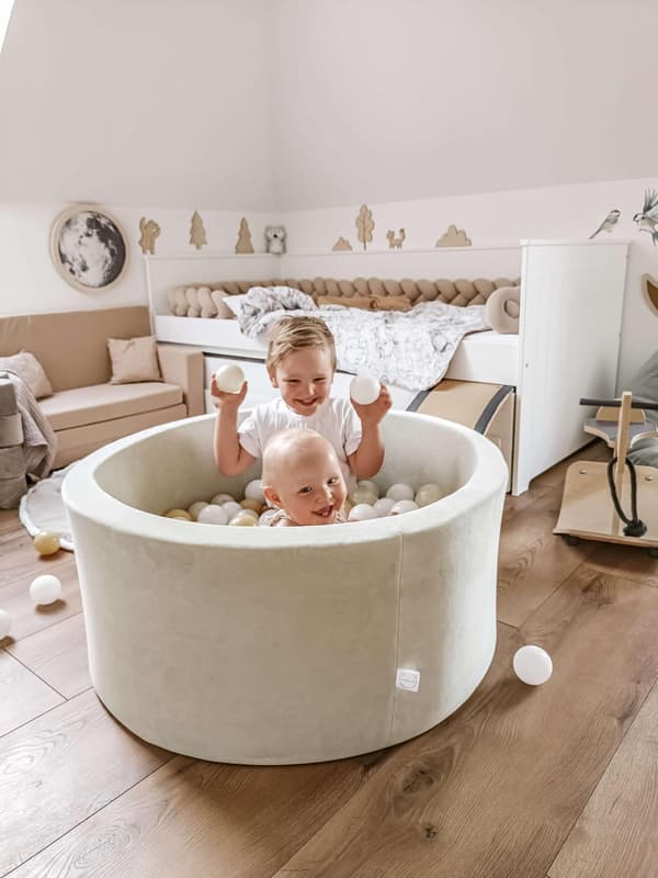 Tør pool 90x30 Velvet Soft Light Mint uden bolde
