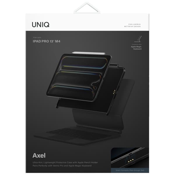 UNIQ Axel-etui til iPad Pro 13" M4 (2024) sort