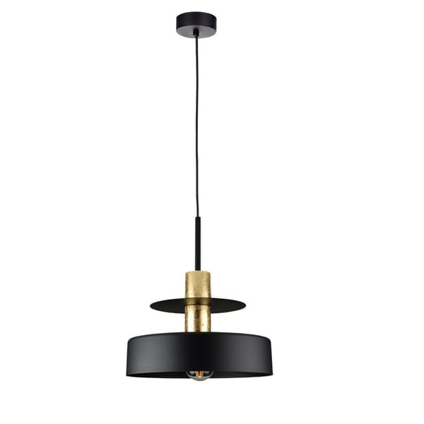 1xE27 Solea Sort/Guld hængelampe