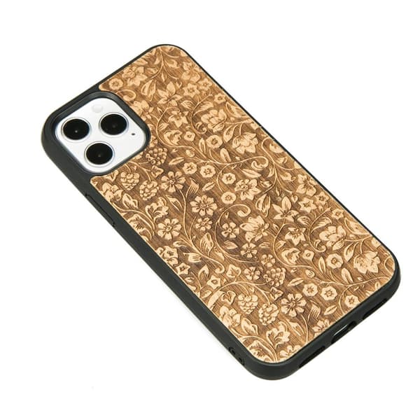 Træcover til iPhone 12 / 12 Pro VILDE BLOMSTER ANIEGRE