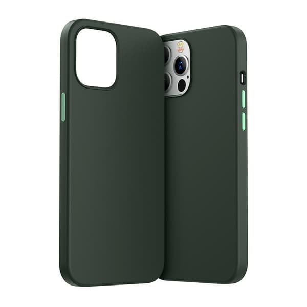 Skyddsfodral för iPhone 12 Pro Max Color Series grönt